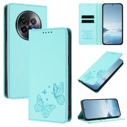 Strong Magnetic Dual Butterfly RFID Vegan Leather Phone Case, For Realme GT7 Pro / GT7 Pro Racing, For Realme C63 5G, For Realme 13 5G / 12 5G / 12x / 12x India, For Realme 13+, For Realme 13 4G / 12 4G / 12+ / Narzo 70 / P1                            ...