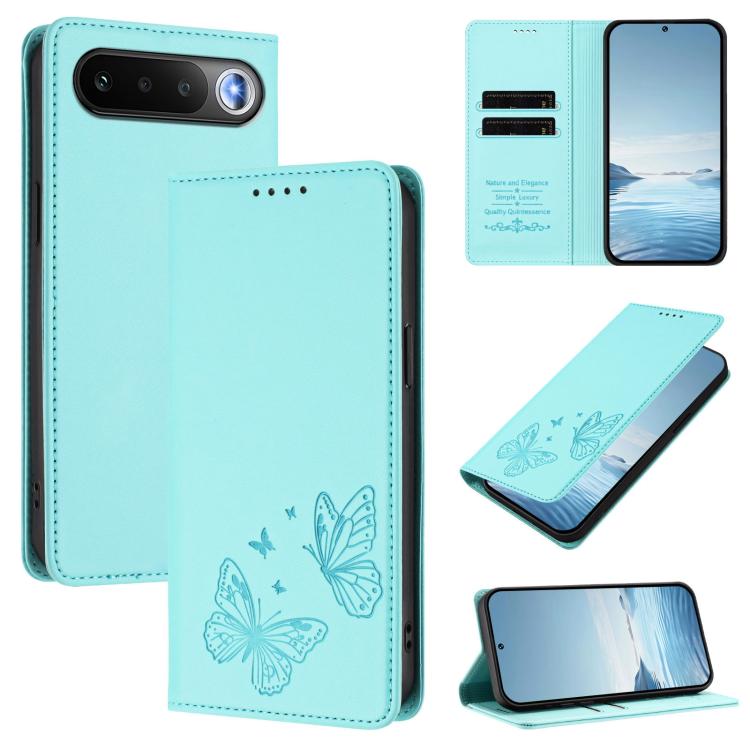 Strong Magnetic Dual Butterfly RFID Vegan Leather Phone Case, For Realme 16T 5G, For Realme C85 5G / C83 5G / 15x 5G India, For Realme P4 Power 5G, For Realme Note 80 4G, For Realme 16 5G, For Realme 16 Pro+ 5G, For Realme 16 Pro 5G                    ...
