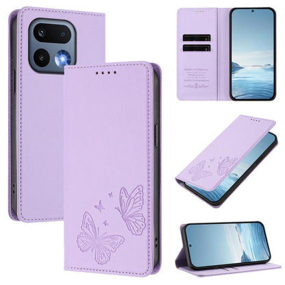 Strong Magnetic Dual Butterfly RFID Vegan Leather Phone Case, For Realme 16T 5G, For Realme C85 5G / C83 5G / 15x 5G India, For Realme P4 Power 5G, For Realme Note 80 4G, For Realme 16 5G, For Realme 16 Pro+ 5G, For Realme 16 Pro 5G                    ...