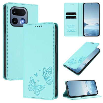 Strong Magnetic Dual Butterfly RFID Vegan Leather Phone Case, For Realme 16T 5G, For Realme C85 5G / C83 5G / 15x 5G India, For Realme P4 Power 5G, For Realme Note 80 4G, For Realme 16 5G, For Realme 16 Pro+ 5G, For Realme 16 Pro 5G                    ...