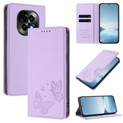 Strong Magnetic Dual Butterfly RFID Vegan Leather Phone Case, For Realme GT7 Pro / GT7 Pro Racing, For Realme C63 5G, For Realme 13 5G / 12 5G / 12x / 12x India, For Realme 13+, For Realme 13 4G / 12 4G / 12+ / Narzo 70 / P1                            ...