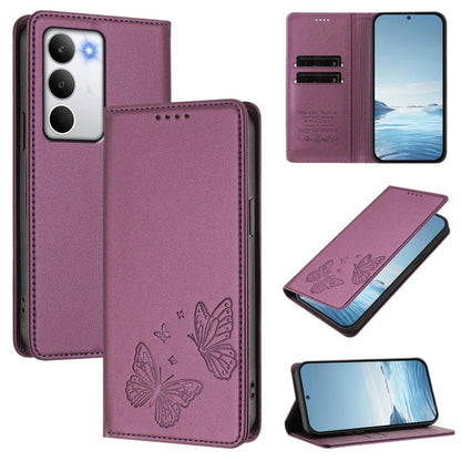 Strong Magnetic Dual Butterfly RFID Vegan Leather Phone Case, For Realme C71 India / Note 70 / Narzo 7T 4G, For Realme C85 Pro 4G, For Realme P4 Pro 5G, For Realme P4 5G, For Realme 15T 5G, For Realme C63 4G / C61 / C61 India / Note 60                 ...