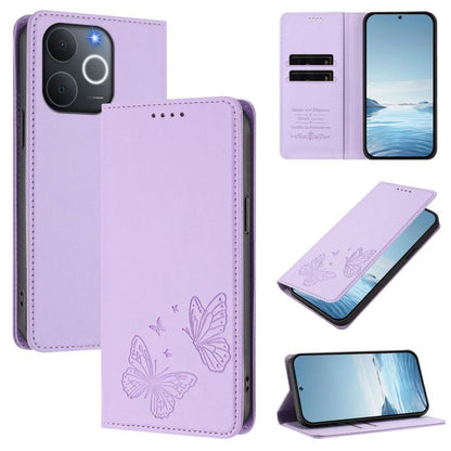 Strong Magnetic Dual Butterfly RFID Vegan Leather Phone Case, For Realme C71 India / Note 70 / Narzo 7T 4G, For Realme C85 Pro 4G, For Realme P4 Pro 5G, For Realme P4 5G, For Realme 15T 5G, For Realme C63 4G / C61 / C61 India / Note 60                 ...
