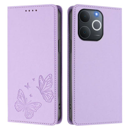Strong Magnetic Dual Butterfly RFID Vegan Leather Phone Case, For Realme C71 India / Note 70 / Narzo 7T 4G, For Realme C85 Pro 4G, For Realme P4 Pro 5G, For Realme P4 5G, For Realme 15T 5G, For Realme C63 4G / C61 / C61 India / Note 60                 ...
