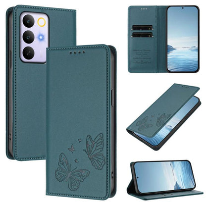 Strong Magnetic Dual Butterfly RFID Vegan Leather Phone Case, For Realme C71 India / Note 70 / Narzo 7T 4G, For Realme C85 Pro 4G, For Realme P4 Pro 5G, For Realme P4 5G, For Realme 15T 5G, For Realme C63 4G / C61 / C61 India / Note 60                 ...