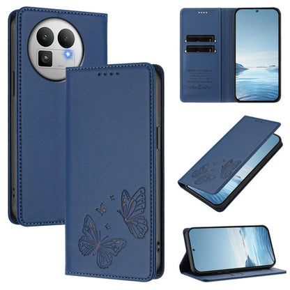 Strong Magnetic Dual Butterfly RFID Vegan Leather Phone Case, For Realme 16T 5G, For Realme C85 5G / C83 5G / 15x 5G India, For Realme P4 Power 5G, For Realme Note 80 4G, For Realme 16 5G, For Realme 16 Pro+ 5G, For Realme 16 Pro 5G                    ...