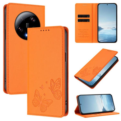 Strong Magnetic Dual Butterfly RFID Vegan Leather Phone Case, For Xiaomi Poco F6 Pro / Redmi K70 / K70 Pro, For Xiaomi Poco X6 Neo, For Xiaomi Poco X6 Pro, For Xiaomi 14 Ultra, For Xiaomi 14 Pro, For Xiaomi 14, For Xiaomi 13T / 13T Pro / Redmi K60 Ultr...
