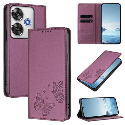 Strong Magnetic Dual Butterfly RFID Vegan Leather Phone Case, For Xiaomi Poco X7 5G / Redmi Note 14 Pro 5G, For Xiaomi 15 Ultra, For Xiaomi Poco X7 Pro 5G, For Xiaomi Poco M7 Pro 5G / Redmi Note 14 5G, For Xiaomi 15 Pro, For Xiaomi 15, For Xiaomi 14T P...
