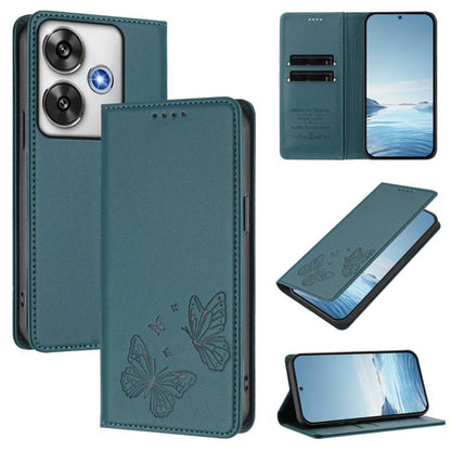 Strong Magnetic Dual Butterfly RFID Vegan Leather Phone Case, For Xiaomi Poco X7 5G / Redmi Note 14 Pro 5G, For Xiaomi 15 Ultra, For Xiaomi Poco X7 Pro 5G, For Xiaomi Poco M7 Pro 5G / Redmi Note 14 5G, For Xiaomi 15 Pro, For Xiaomi 15, For Xiaomi 14T P...