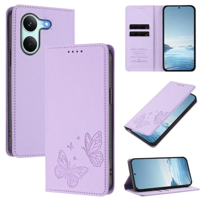 Strong Magnetic Dual Butterfly RFID Vegan Leather Phone Case, For Xiaomi 17 Max 5G, For Xiaomi 17T Pro 5G, For Xiaomi Poco X8 Pro 5G / Redmi Turbo 5 5G, For Xiaomi 17 Ultra, For Xiaomi Poco F8 Ultra 5G / Redmi K90 Pro Max                               ...