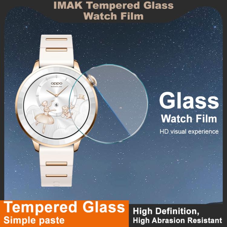 IMAK Tempered Glass Watch Protective Film, For OPPO Watch X3 Mini High Gloss Gold, For OPPO Watch X3