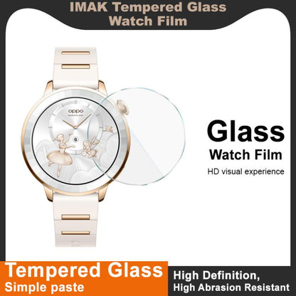 IMAK Tempered Glass Watch Protective Film, For OPPO Watch X3 Mini High Gloss Gold, For OPPO Watch X3