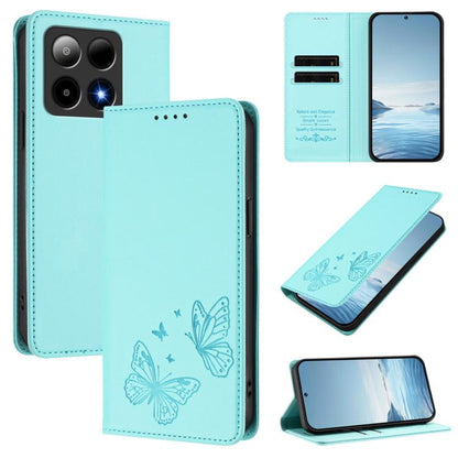 Strong Magnetic Dual Butterfly RFID Vegan Leather Phone Case, For Boost Mobile Summit 5G, For Boost Mobile Celero 5G 2024 / Celero 3 5G, For Boost Mobile Celero 5G SC