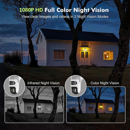 V380 2MP HD Smart Gun Ball Linkage WiFi Surveillance Camera, EU Plug, US Plug