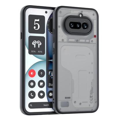Fine Pore Matte Black TPU + PC Phone Case, For Nothing Phone 4a Pro, For Nothing Phone 4a