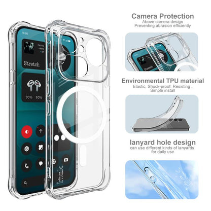 imak Magnetic Shockproof Airbag TPU Phone Case, For Nothing Phone 4a Pro, For Nothing Phone 4a
