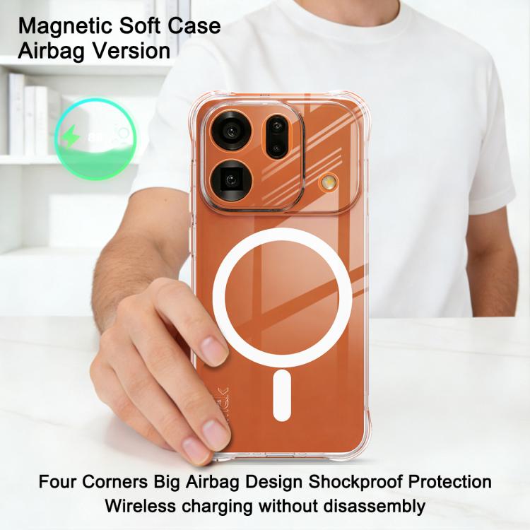 imak Magnetic Shockproof Airbag TPU Phone Case, For OPPO Find X9s Pro 5G, For OPPO Find X9 Ultra 5G, For OPPO Find X9, For OPPO Find X9 Pro