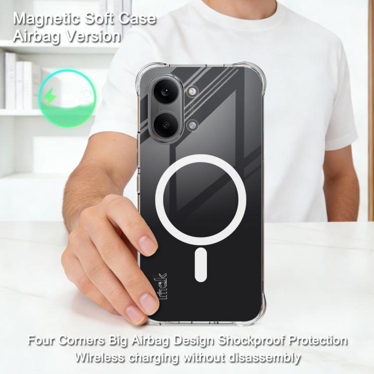imak Magnetic Shockproof Airbag TPU Phone Case, For Xiaomi Poco X8 Pro Max 5G, For Xiaomi 17 Ultra/17 Ultra by Leica, For Xiaomi 17 Pro Max, For Xiaomi 17 Pro, For Xiaomi 17, For Xiaomi 13T / 13T Pro