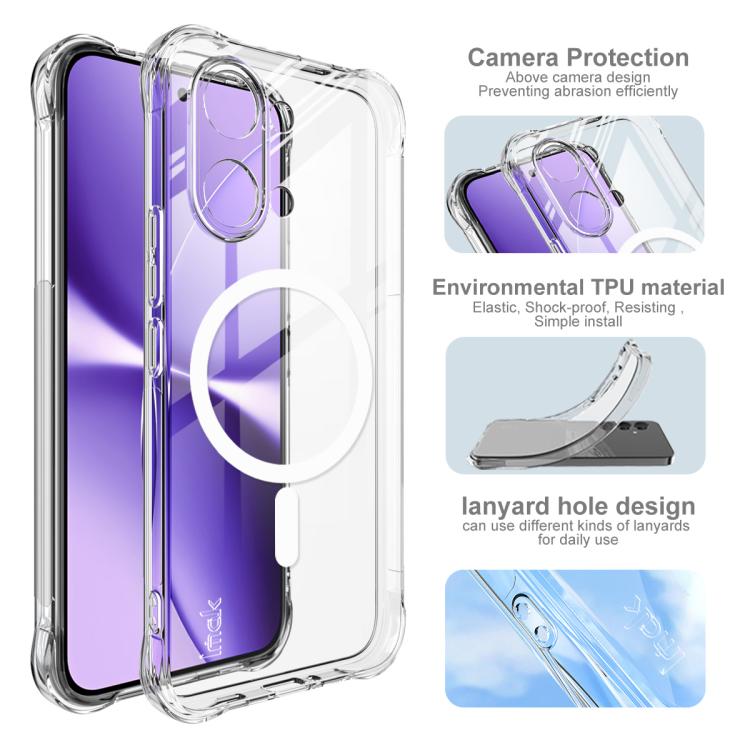 imak Magnetic Shockproof Airbag TPU Phone Case, For Xiaomi Poco X8 Pro Max 5G, For Xiaomi 17 Ultra/17 Ultra by Leica, For Xiaomi 17 Pro Max, For Xiaomi 17 Pro, For Xiaomi 17, For Xiaomi 13T / 13T Pro