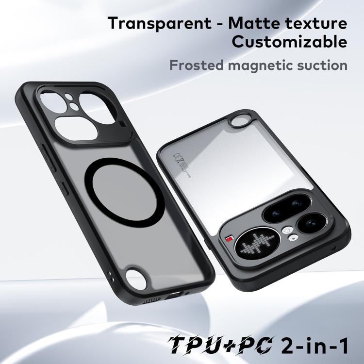 Fine Pore Magnetic TPU Hybrid PC Phone Case, For Nothing Phone 4a Pro, For Nothing Phone 4a