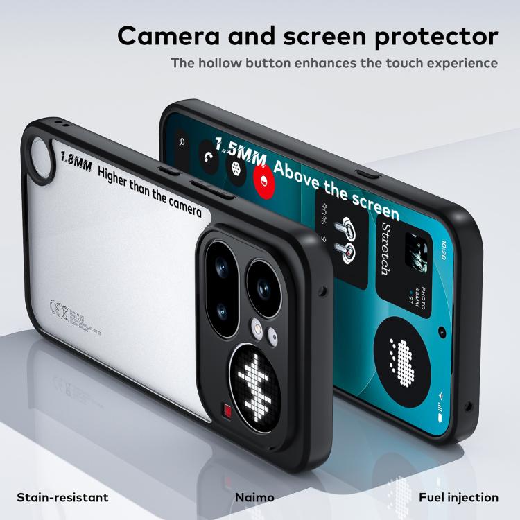 Fine Pore Magnetic TPU Hybrid PC Phone Case, For Nothing Phone 4a Pro, For Nothing Phone 4a
