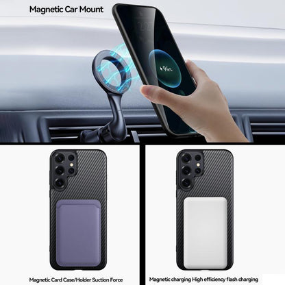 SULADA 600D Kevlar Texture PC Shockproof Phone Case, For Samsung Galaxy S26+ 5G, For Samsung Galaxy S26 Ultra 5G, For Samsung Galaxy S26 5G