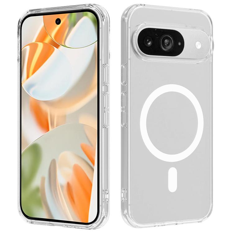 Large Hole Camera MagSafe Magnetic Clear Acrylic TPU Case, For Google Pixel 10 Pro, For Google Pixel 10, For Google Pixel 9a, For Google Pixel 9 Pro, For Google Pixel 9