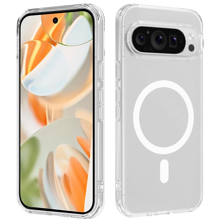 Large Hole Camera MagSafe Magnetic Clear Acrylic TPU Case, For Google Pixel 10 Pro, For Google Pixel 10, For Google Pixel 9a, For Google Pixel 9 Pro, For Google Pixel 9