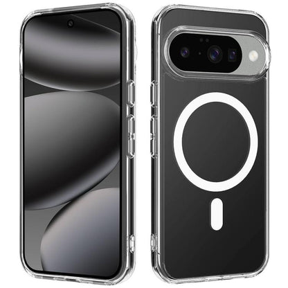 Large Hole Camera MagSafe Magnetic Clear Acrylic TPU Case, For Google Pixel 10 Pro, For Google Pixel 10, For Google Pixel 9a, For Google Pixel 9 Pro, For Google Pixel 9