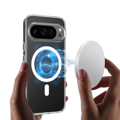 Large Hole Camera MagSafe Magnetic Clear Acrylic TPU Case, For Google Pixel 10 Pro, For Google Pixel 10, For Google Pixel 9a, For Google Pixel 9 Pro, For Google Pixel 9