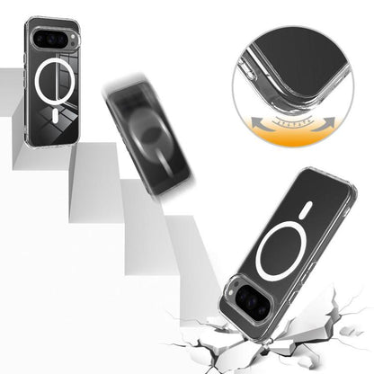 Large Hole Camera MagSafe Magnetic Clear Acrylic TPU Case, For Google Pixel 10 Pro, For Google Pixel 10, For Google Pixel 9a, For Google Pixel 9 Pro, For Google Pixel 9