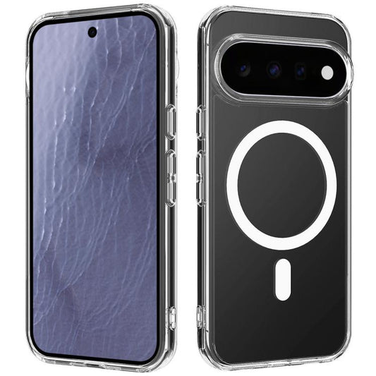 Large Hole Camera MagSafe Magnetic Clear Acrylic TPU Case, For Google Pixel 11/11 Pro, For Google Pixel 10a, For Google Pixel 10 Pro, For Google Pixel 10, For Google Pixel 9a, For Google Pixel 9 Pro, For Google Pixel 9