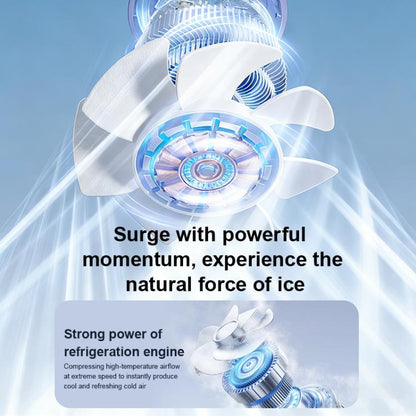 Mini-ventilateur portatif rafraîchissant WD-01 avec affichage numérique