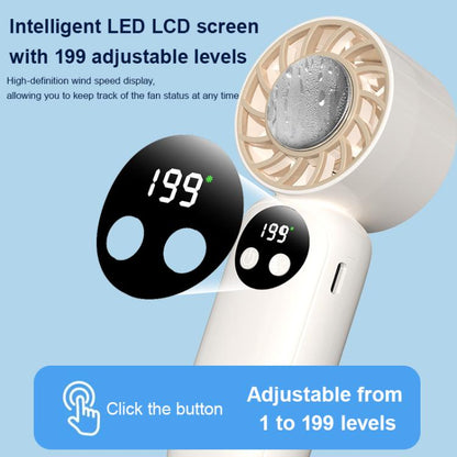 Mini-ventilateur portatif rafraîchissant WD-01 avec affichage numérique