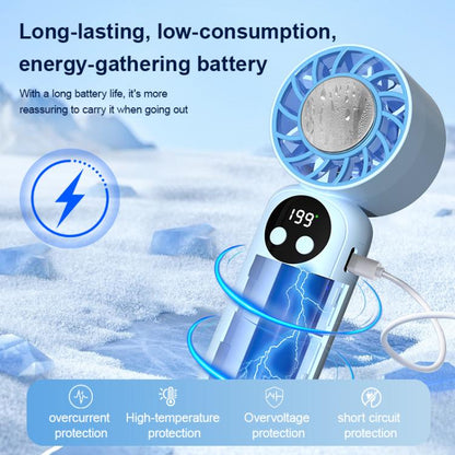 Mini-ventilateur portatif rafraîchissant WD-01 avec affichage numérique