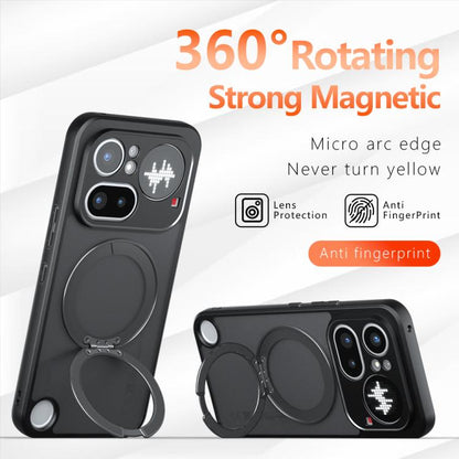 Armor Magnetic Holder PC Hybrid TPU Phone Case, For Nothing Phone 4a Pro, For Nothing Phone 4a