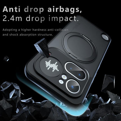 Armor Magnetic Holder PC Hybrid TPU Phone Case, For Nothing Phone 4a Pro, For Nothing Phone 4a