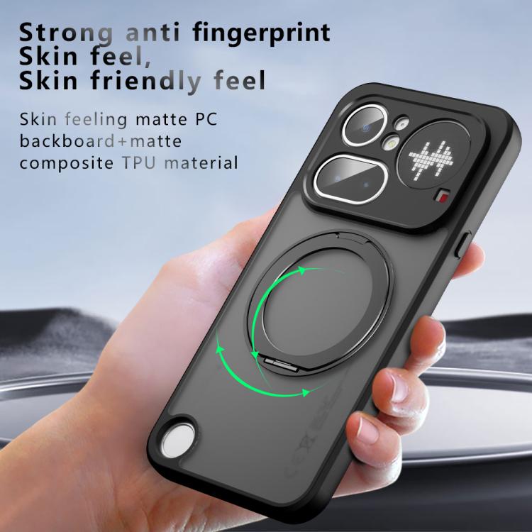Armor Magnetic Holder PC Hybrid TPU Phone Case, For Nothing Phone 4a Pro, For Nothing Phone 4a