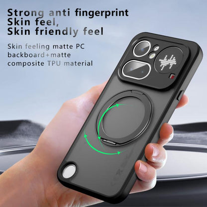 Armor Magnetic Holder PC Hybrid TPU Phone Case, For Nothing Phone 4a Pro, For Nothing Phone 4a