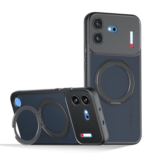 Armor Magnetic Holder PC Hybrid TPU Phone Case, For Nothing Phone 4b, For Nothing Phone 4a Pro, For Nothing Phone 4a