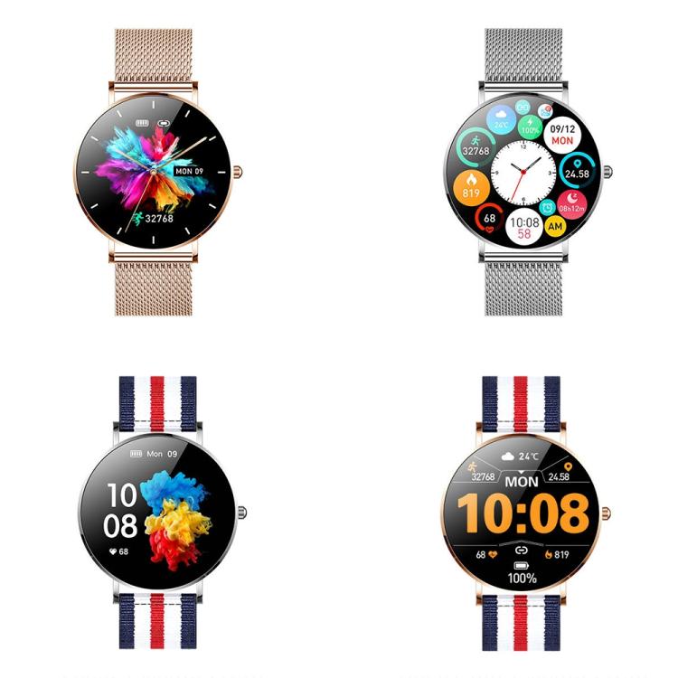 T8 1.3-Inch Heart Rate / Blood Pressure / Blood Oxygen Monitoring Bluetooth Smart Watch, Dual Straps, Single Strap