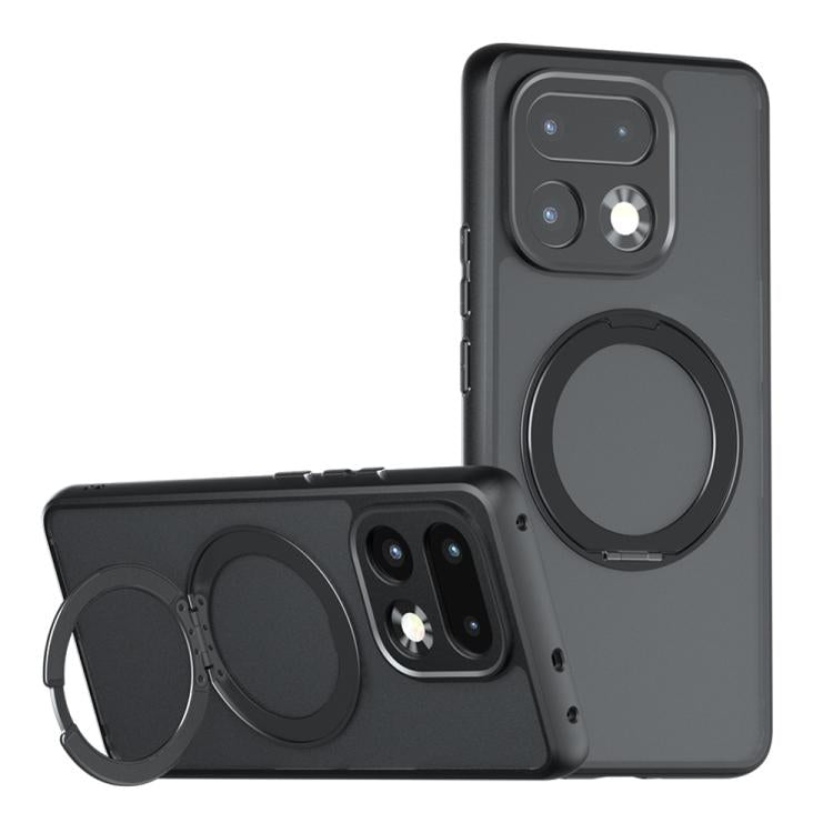 Armor Magnetic Holder PC Hybrid TPU Phone Case, For Realme 16T 5G, For Realme 16 Pro+, For Realme GT 8 Pro Global