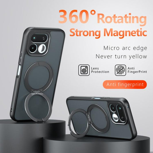 Armor Magnetic Holder PC Hybrid TPU Phone Case, For Realme 16T 5G, For Realme 16 Pro+, For Realme GT 8 Pro Global, For Realme 15T 5G, For Realme 15 / 15 Pro
