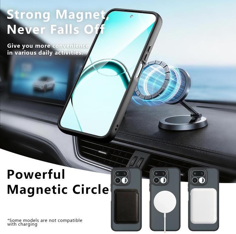 Armor Magnetic Holder PC Hybrid TPU Phone Case, For Realme 16T 5G, For Realme 16 Pro+, For Realme GT 8 Pro Global