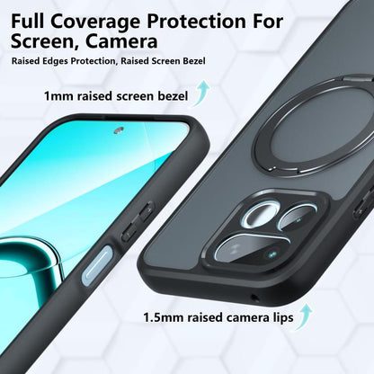 Armor Magnetic Holder PC Hybrid TPU Phone Case, For Realme 16T 5G, For Realme 16 Pro+, For Realme GT 8 Pro Global, For Realme 15T 5G, For Realme 15 / 15 Pro