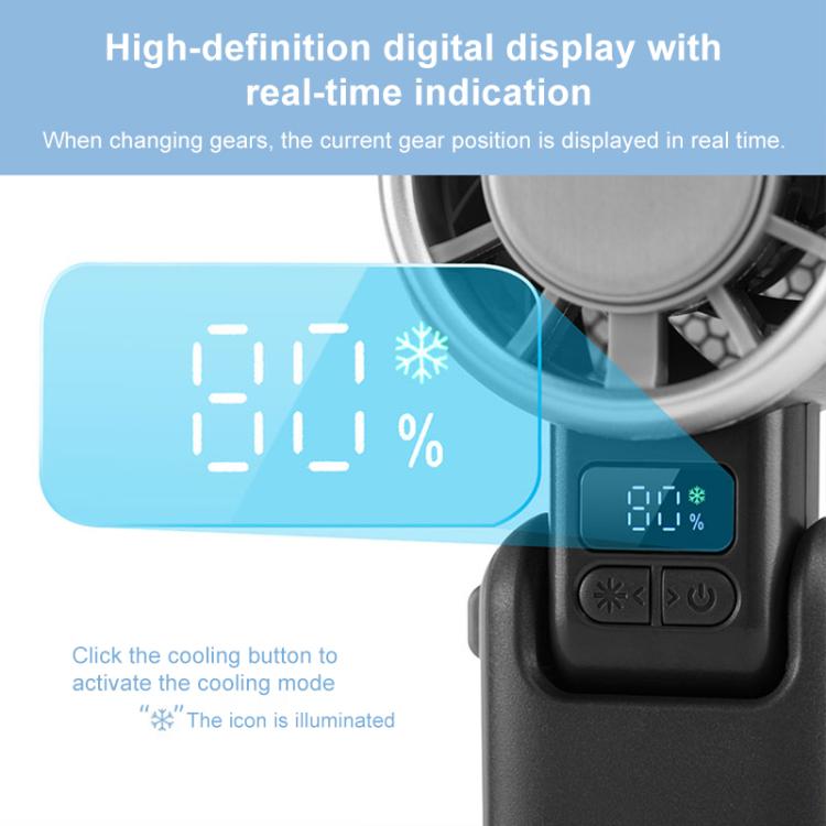 H03B Ventilateur portable haute vitesse avec affichage numérique