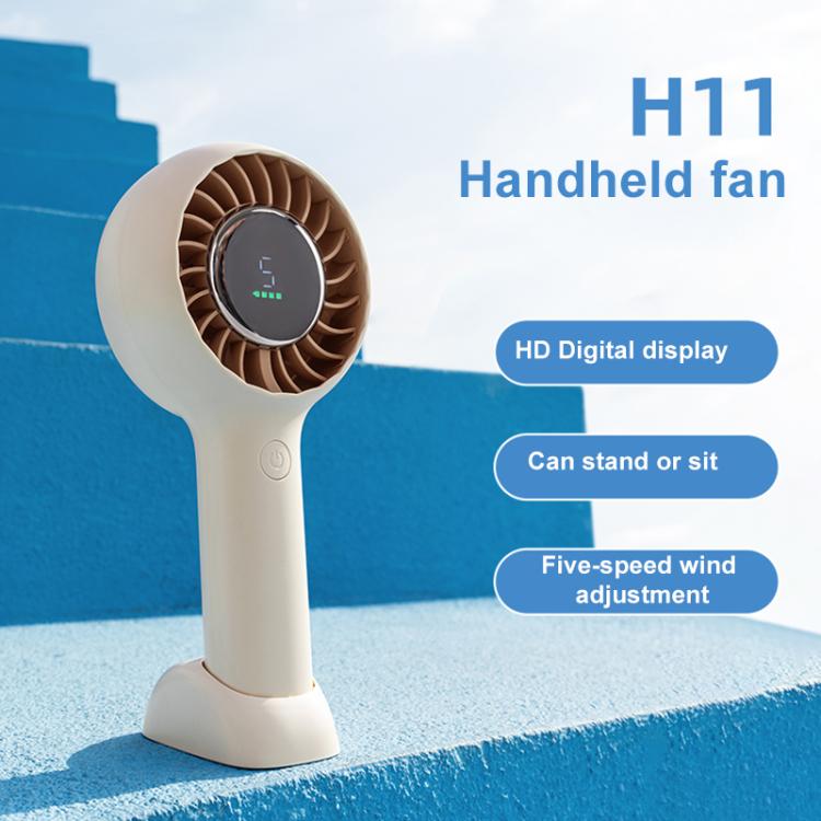 Ventilateur portable H11 avec affichage numérique