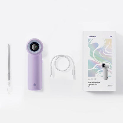 Mini ventilateur portable silencieux L03 haute vitesse avec affichage numérique