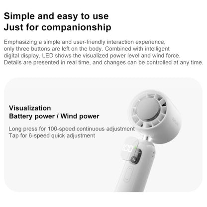 M03 Ventilateur de refroidissement portable silencieux à grande vitesse Max