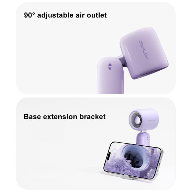 M03 Plus ventilateur portable silencieux haute vitesse avec affichage numérique